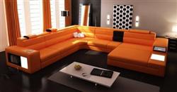 Trẻ trung, sành điệu với nội thất màu cam hiện đại
